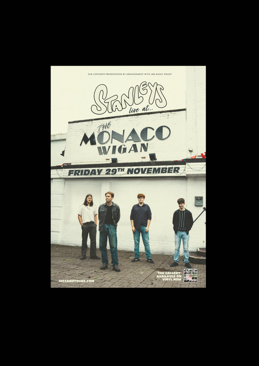 Signed Monaco Gig Poster