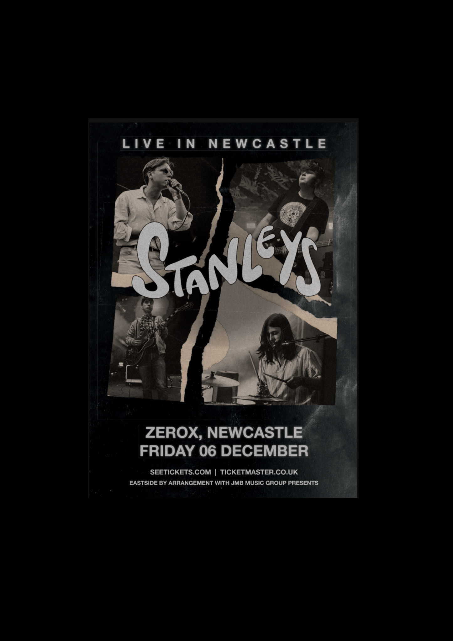 Signed Zerox Gig Poster